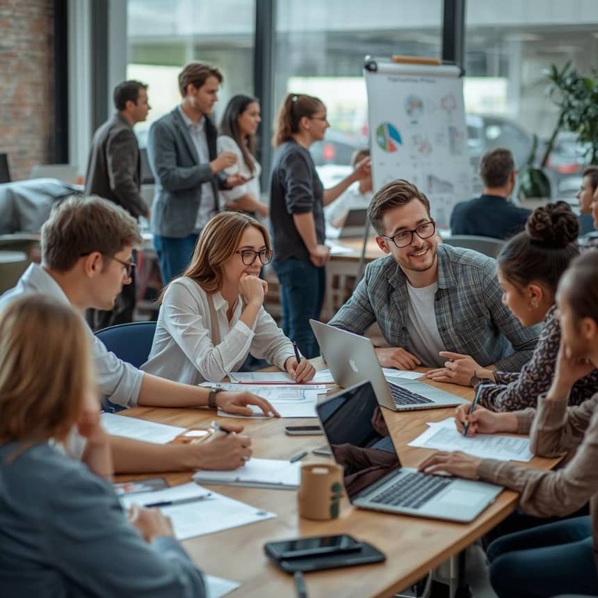 Prozessoptimierung ist Teamarbeit, gemeinsam mit den Mitarbeitern, die an den Prozessen beteiligt sind, findet das Team von Itarius smarte Lösungen in Darstellung und Vereinfachung